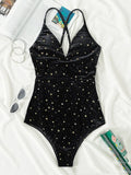 SEXY DEEP V BACKLESS ONE-PIECE SWIMSUIT