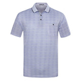 Polo Shirt Striped Light-colored Soft Mens Spring Summer