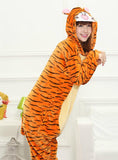 YELLOW TIGGER COSTUME PAJAMAS SLEEPWEAR ONESIE