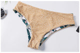 Floral Knotted Cheeky Bikini Set