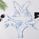 Sexy Print Wrap String Bikini