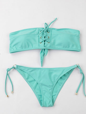 Lace Up New Bikini Set