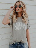 Gorgeous Round-neck Short Sleeves T-shirts Tops