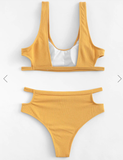 Yellow Padding Bikini Set