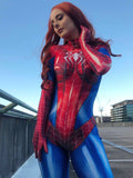 Spiderman Cosplay Woman Sexy Costume Halloween Carnival Party Fancy Dress Jumpsuit