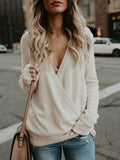 V-neck 4 Colors Sweater Tops