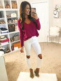 6 Colors Long Sleeves Sweater Tops