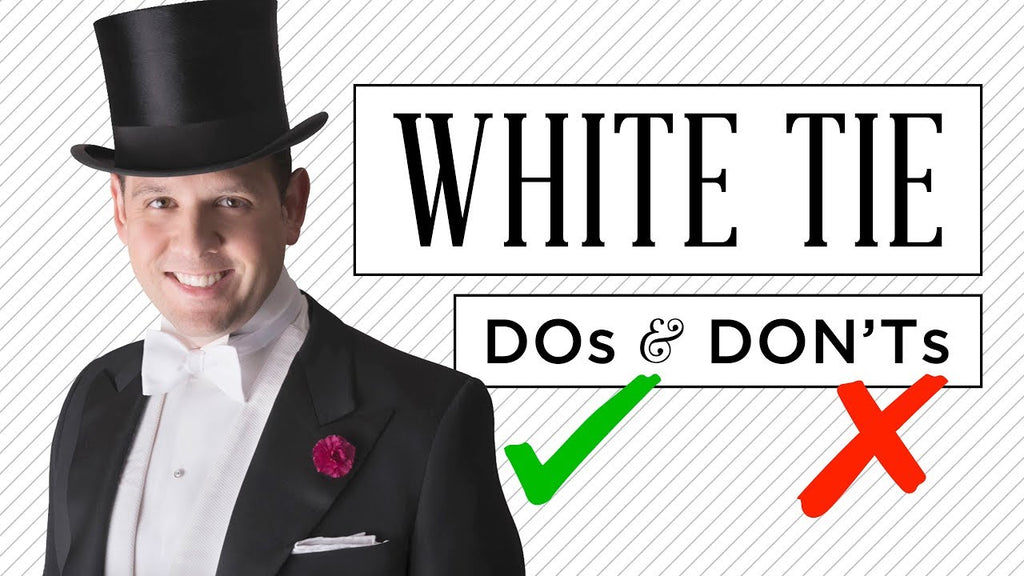 What does black or white tie mean
