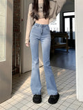 Bell Bottom High Waist Casual Flare Jeans