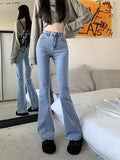 Bell Bottom High Waist Casual Flare Jeans