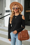 ROUND NECK LOOSE LONG SLEEVE T-SHIRT