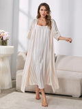 FASHION SLING LONG-SLEEVED NIGHTGOWN SUIT
