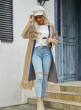 Long Tassel Sweater Coat