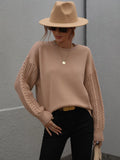FASHION SOLID COLOR ROUND NECK TWISTED ROPE TOP