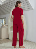 FASHION THREE-PIECE SUIT SHORT-SLEEVED PAJAMAS CLOTHES
