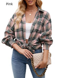 Casual Fashion Street Loose Plaid Shirt