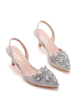 SHALLOW-MOUTHED POINTED STILETTO HEELS SANDALS