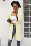 Loose Cardigan Solid Color Knitted Jacket