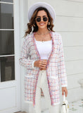 Knitwear Cardigan Tassel Color Coat