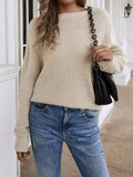 FASHION WEAR ON BOTH SIDES LOOSE SOLID COLOR SWEATER