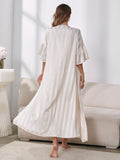 FASHION SLING LONG-SLEEVED NIGHTGOWN SUIT