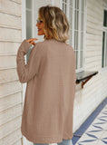 Women Cardigan Irregular Sweater Coat