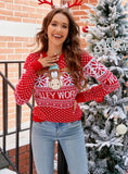 FASHION WOMEN CASUAL ROUND NECK CHRISTMAS SWEATER