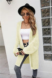 Loose Cardigan Solid Color Knitted Jacket