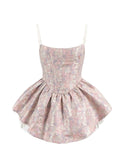 Vintage-Inspired Two Piece Summer Mini Dress
