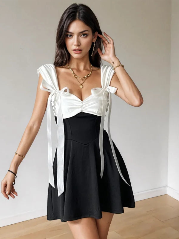 off shoulder ribbon dress Baby Blue Off Shoulder Elegant Slim Fit Mermaid Bodycon Cocktail Party Dresses Wedding Guest Knitted Fabric Fitted Waist Flowy Spring Women,XL