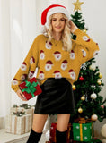 GLAMOROUS CHRISTMAS KNITWEAR PULLOVER SWEATER