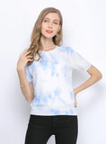 FASHION TIE-DYED LOOSE SHORT-SLEEVED ROUND NECK T-SHIRT