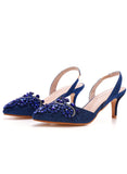 SHALLOW-MOUTHED POINTED STILETTO HEELS SANDALS