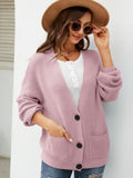 FASHION LOOSE V-NECK SWEATER CARDIGAN COAT