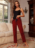 FASHION SLING TOP TROUSERS AND PAJAMAS SUIT