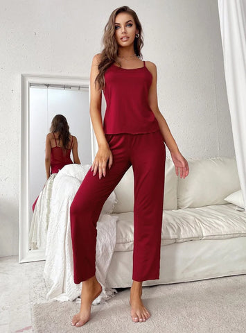 FASHION SLING TOP PANT PAJAMAS SUIT