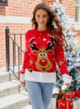 FASHION JACQUARD LEISURE PULLOVER CHRISTMAS SWEATER