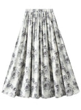 CHINESE STYLE PRINTED SKIRT