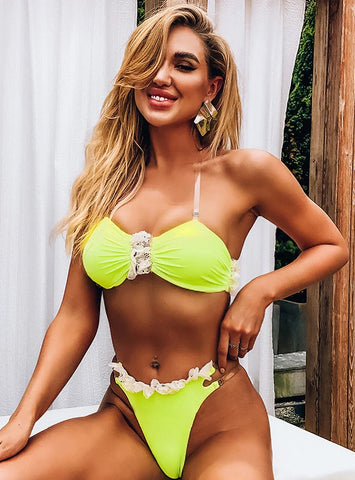 SEXY LACE BIKINI SWIMSUIT