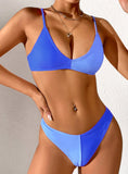 SEXY CONTRAST TWO PIECE BIKINI