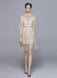 HEAVY INDUSTRY SLIM CAKE DRESS