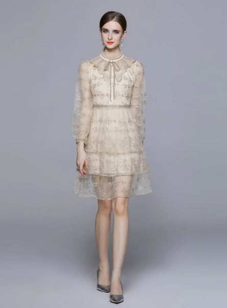 HEAVY INDUSTRY SLIM CAKE DRESS