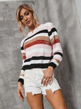 Autumn and Winter Splicing Sweaters