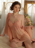 FASHION SEXY GAUZE PERSPECTIVE SUSPENDER NIGHTDRESS