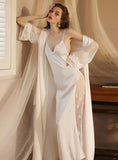 FASHION SEXY SATIN PAJAMAS NIGHTGOWN SUIT