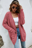Long Knitted Cardigan Sweater Coat