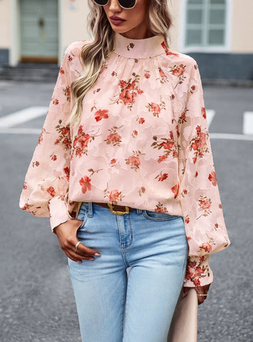 WOMEN PRINTED LONG-SLEEVED SHIRT