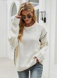 FASHION LOOSE CASUAL LONG-SLEEVED PULLOVER SWEATER