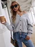 FASHION WEAR ON BOTH SIDES LOOSE SOLID COLOR SWEATER