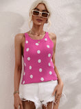 FASHION POLKA-DOT SLIM SWEATER